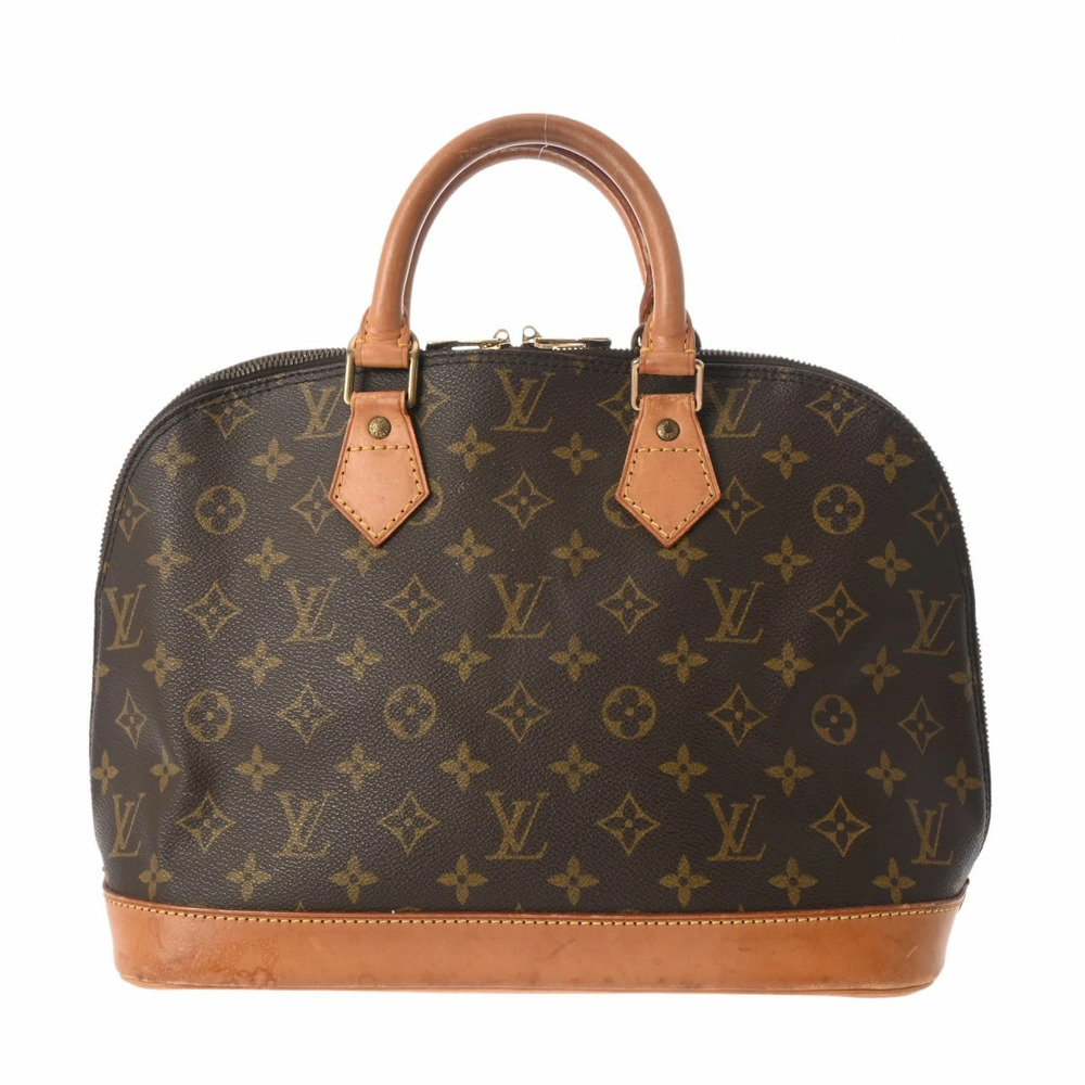 LOUIS VUITTON Monogram Alma Brown Canvas Handbag - Picture 1 of 11